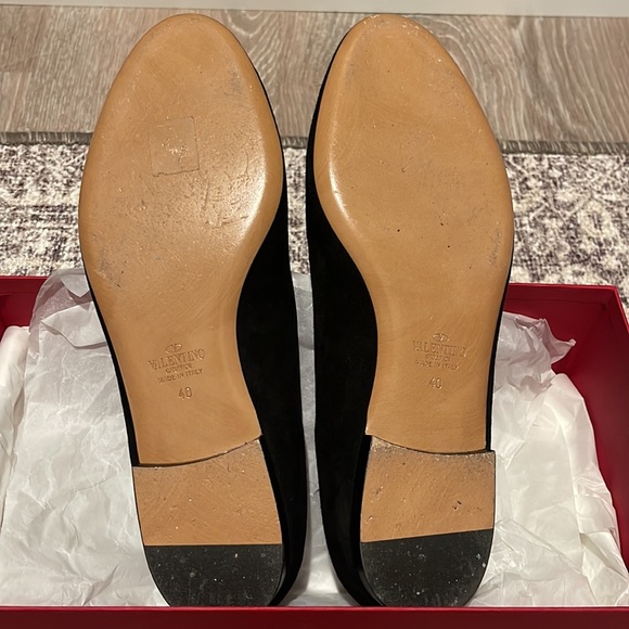 Valentino Black Suede Slipper - Picture 11 of 12